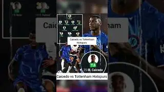 Moises caicedo vs Tottenham Hotspurs #fyoupage #mois&eacute;scaicedo #chelseafc