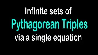 Pythagorean Triplets via a single equation