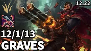 Graves Jungle vs Olaf - KR Challenger | Patch 12.22