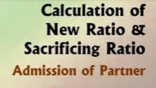 calculate new ratio and sacrifice ratio