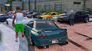 GTA5 INSTANTLY turn STANCE park and chill to🔥INSANE CAR SHOW