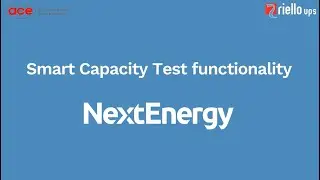 ACE Power Electronics -UPS NextEnergy NXE Smart Capacity Test (SCT)