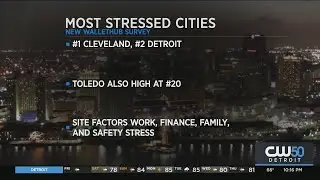 Here's How Detroit Ranks Among The Most Stressed Cities In The US