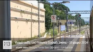 Viaggio a bordo delle Aln 776.012 e 021 (Seconda Parte) da Perugia Ponte S.Giovanni a Umbertide