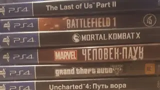 Обзор всех моих дисков на PS3 на PS4