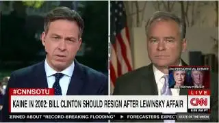Kaine in 2002  Clinton should have resigned over Lewinsky