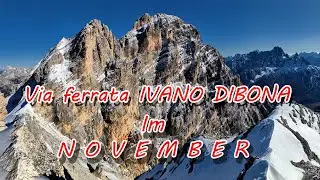 Via ferrata IVANO DIBONA im november