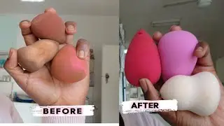 HOW TO CLEAN MAKEUP SPONGES | FASTEST & EASIES WAY