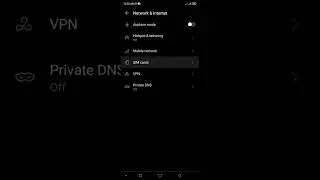 ZTE Mobile phone ke setting ma Network & internet