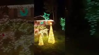 Lights in Mandeville Louisiana Christmas Eve 2025