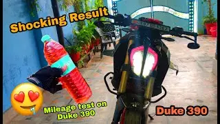 Mileage test of KTM Duke 390 || 1 litre Mileage Test on Duke 390 || Shocking result ||