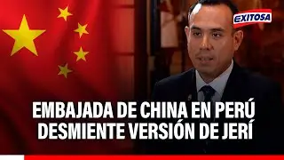 🔴🔵 Embajada de China en Perú desmiente versión de Jerí sobre evento por Día de la Confraternidad
