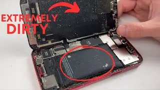 Repairing Extremely Damaged and Dirty iPhone 13 for less than $30