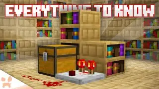 ПОЛНОЕ РУКОВОДСТВО ПО ВЫРЕЗАННЫМ КНИЖНЫМ ПОЛКАМ В MINECRAFT &mdash; секретная дверь, секреты редстоуна ...