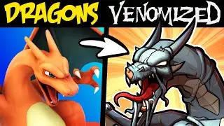 What if FAMOUS DRAGONS Were VENOMIZED?! (Lore and Speedpaint)