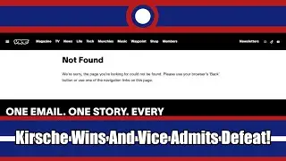 Kirsche Wins As Vice Deletes All Kirsche Hit Piece Articles