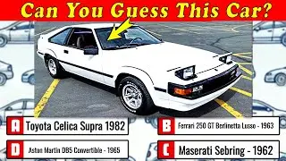 Guess 15 Muscle & Pony Cars from the 60s & 80s! Start Now...