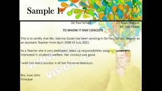 Testimonial writing
