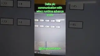 Delta plc communication with Wincc runtime advance via modbus TCP-IP @realpars @simautomation #hmi