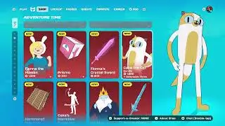 FORTNITE x NEW ADVENTURE TIME SHOP BUNDLE! FIONNA & CAKE+ICE KING!