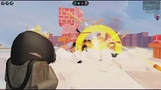 Turning Roblox Overkill into a bullet hell in a 1v1 with my friend