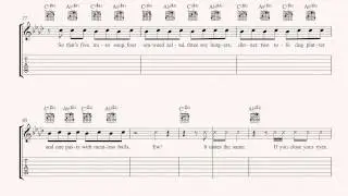 Guitar  - La Vie Boheme - Rent Sheet Music, Chords, & Vocals