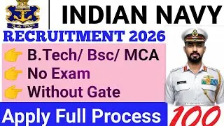 Indian Navy Officer Recruitment 2026 | SSC Officer | Salary ₹1.25 Lakh | Final Year Eligible