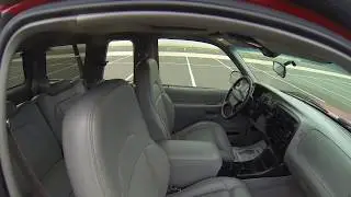 Review for 1997 Ford Explorer Sport 4x4 2 door red only 63K miles walkaround & test-drive