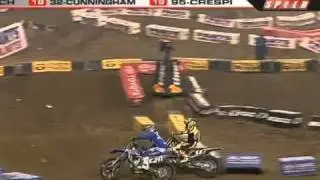 2010 Supercross Crashes, Passes, Battles w/ Commentary!