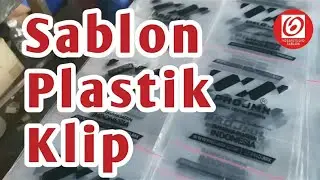 Sablon Plastik Klip 1 warna