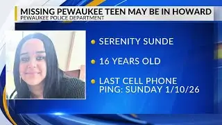 Missing & endangered Wisconsin teenager believed to have traveled to Howard, near Green Bay