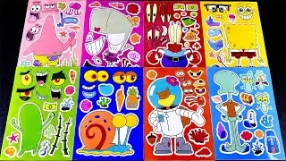 Relax with SpongeBob 🌊 | ASMR Paper Dolls + DIY Fun