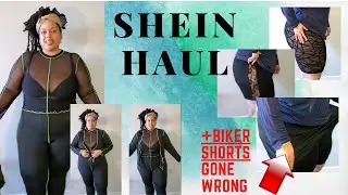 [PLUS SIZE SHEIN HAUL] / BIKER SHORTS FAIL-WHAT IS WITH THE [SIZING] 2021??