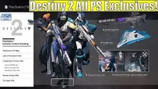 Destiny 2 - Playstation Exclusives! Borealis Sniper, New Ship, Taken Strike, 3 Armor Sets & More!
