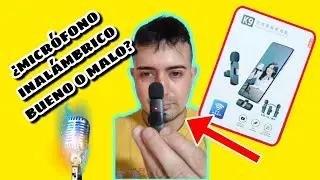👉🎤 Compre un MICROFÓNO INALÁMBRICO de solapa K9 para grabar 💸 | micrófono K9 de solapa