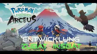 Pokemon Legenden Arceus: Entwicklung Zubat - Golbat - Iksbat