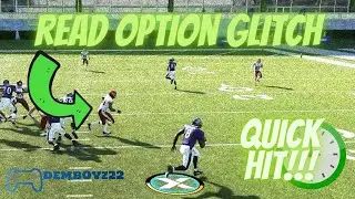Read option Glitch Madden 21 Best Run Scheme