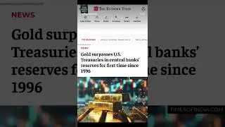 RBI is slowly increasing the amount of gold in India's forex reserves against the US Dollar #india
