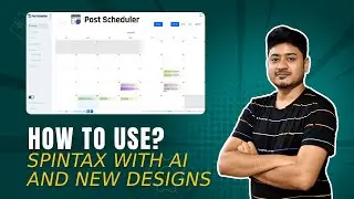 How to use Post Scheduler AI content with Spintax | New Features Alert