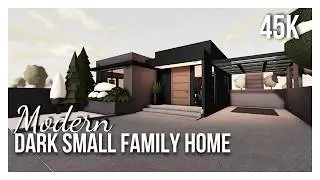 Roblox |Bloxburg Casa Moderna de familia Dark| Speedbuild