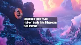 Dogecoin falls 7% as risk-off trade hits Ethereum tied tokens