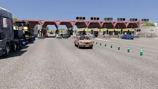 🚜 Tracked Bulldozer Convoy | Bayonne 🇫🇷 &rarr; Vandell&ograve;s 🇪🇸 | Heavy Construction Transport