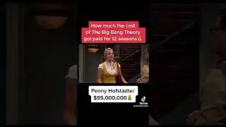 How much the cast of The Big Bang Theory got paid for 12 seasons ! 💰💰💰