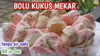 Resep Bolu Kukus Mekar Metode All in one Tanpa SODA