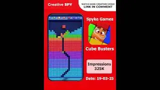 Cube Busters! by Spyke Games #creativeads #gaming #puzzle #creative #newgames #newpuzzlegames
