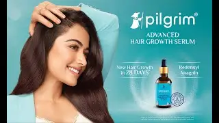 Rashmika loves Pilgrim Advanced Hair Growth Serum with Redensyl & Anagain| The Secret is in the Mix