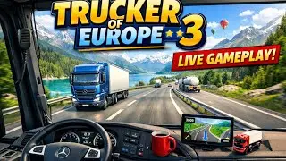 Driving truck in beautiful highway road in TRUCKER OF EUROPE 3🤯🔴| live |🔴#live #toe3#ytshorts
