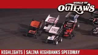 World of Outlaws Craftsman Sprint Cars Salina Highbanks Speedway October 22nd, 2016 | HIGHLIGHTS