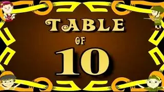 Learn Multiplication Table Of Ten - 10 x 1 = 10 | 10 Times Tables | Fun & Learn Video for Kids