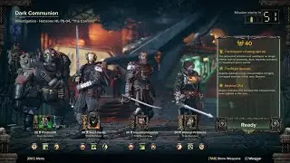 Auric Damnation Havoc 40║ Dark Communion ║ Ogryn Ripper + Bull Butcher 1.6.9 #Darktide #warhammer40k